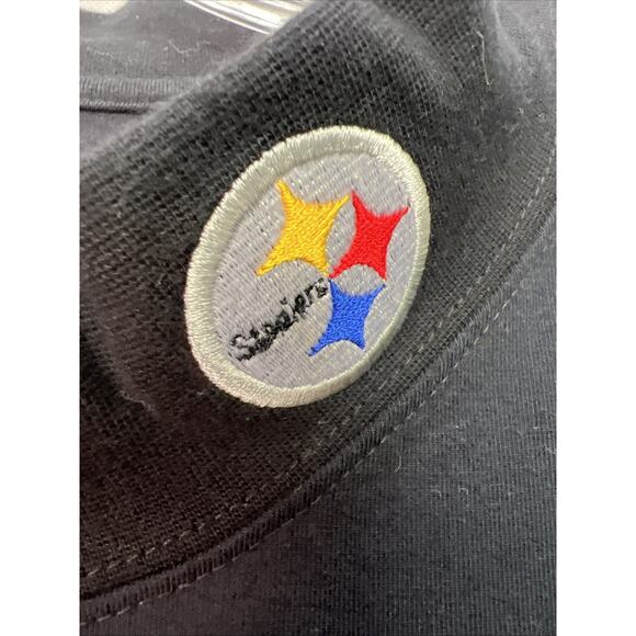 VTG NFL Pittsburgh Steelers Mock Turtle Neck Shirt Mens 3xl Long Sleeve - Picture 3 of 9